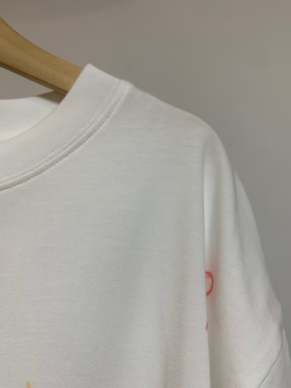 [轻奢] 时尚女生休闲小狗涂鸦圆领T恤上衣 ZK342