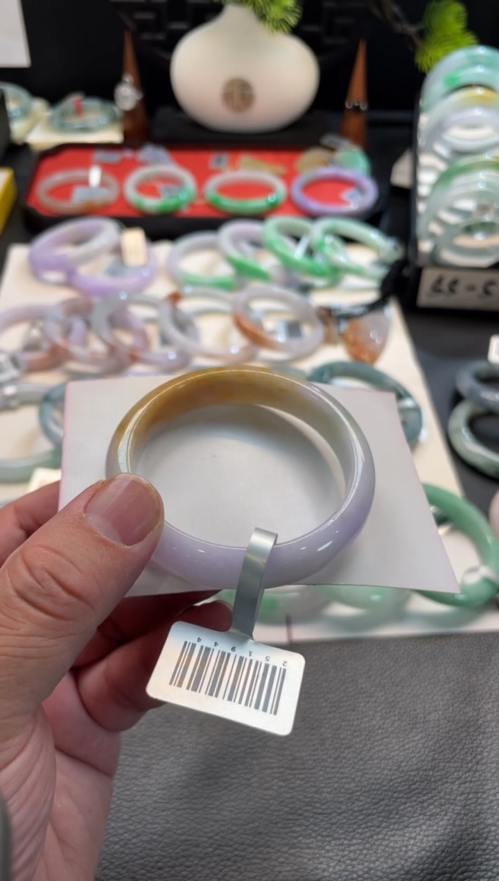 未镶嵌手镯翡翠❄****Y93号 53正圈 有瑕