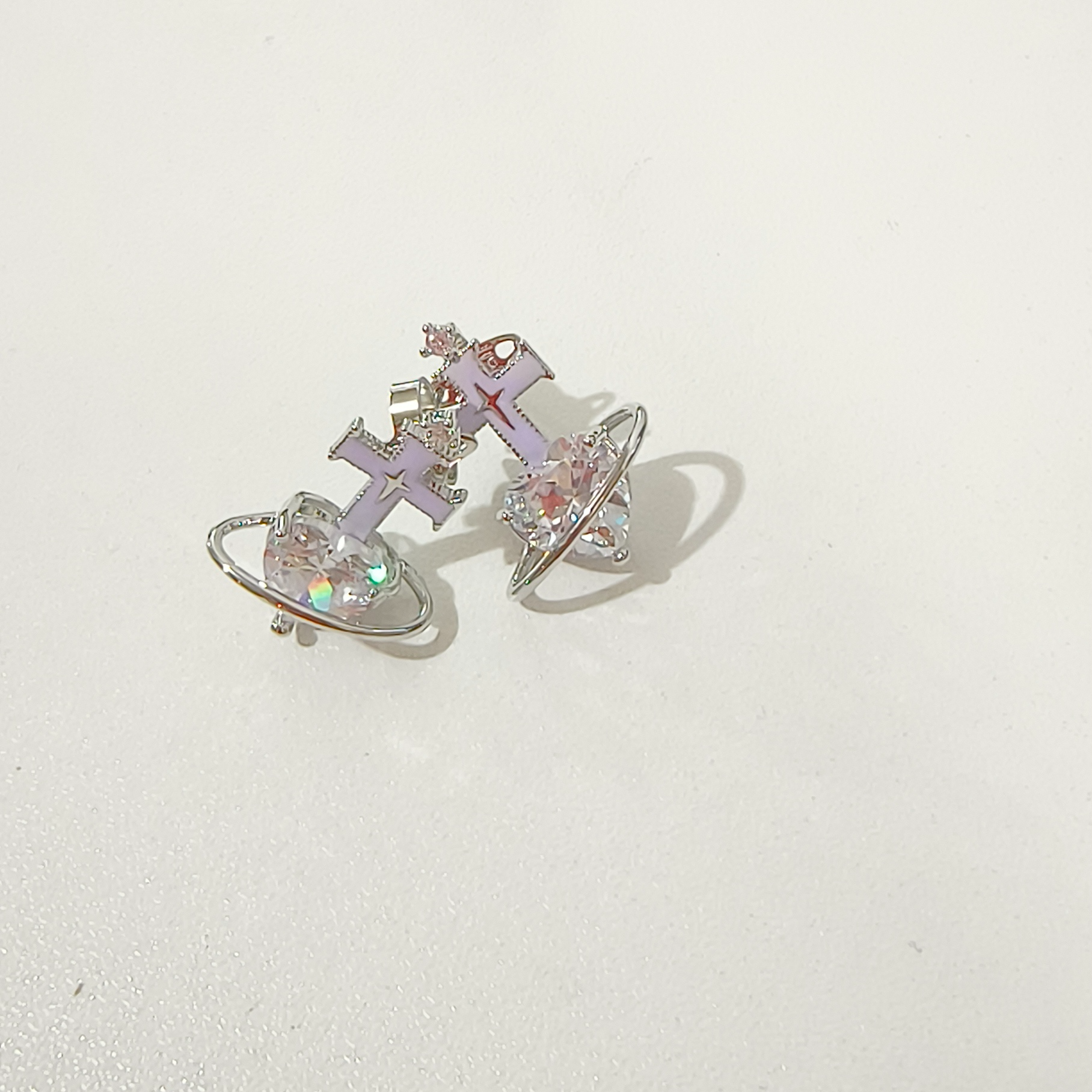 铜合金耳饰 8-8209时尚气质百搭耳钉耳饰小香风2025新款小众气质