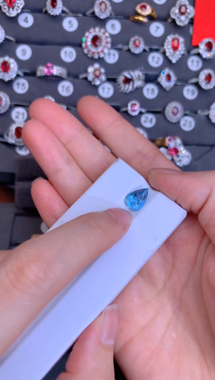 【闪购商品】海蓝宝石裸石未镶嵌1.95ct
