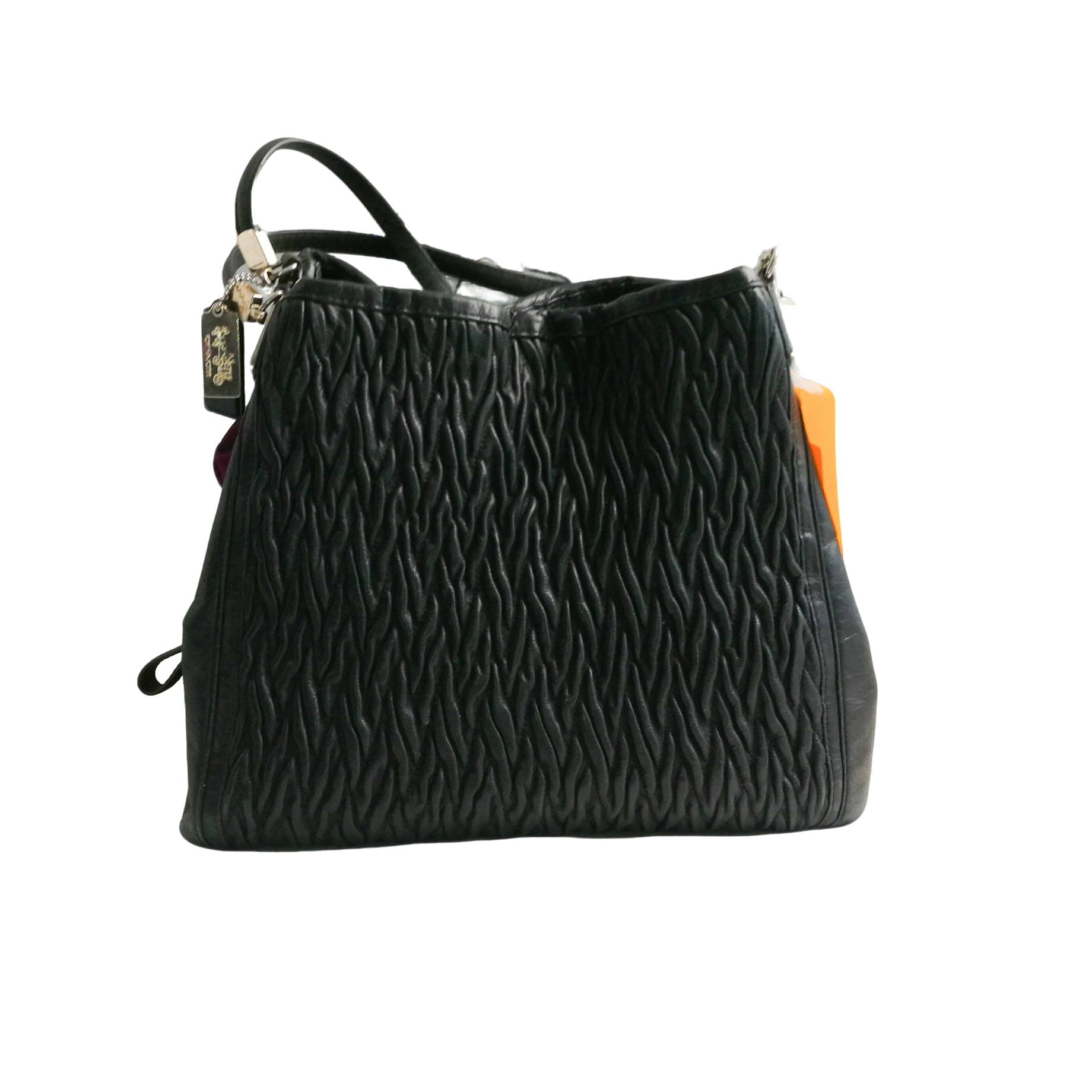 95新 COACH/蔻驰 coach 褶皱南瓜包   021838