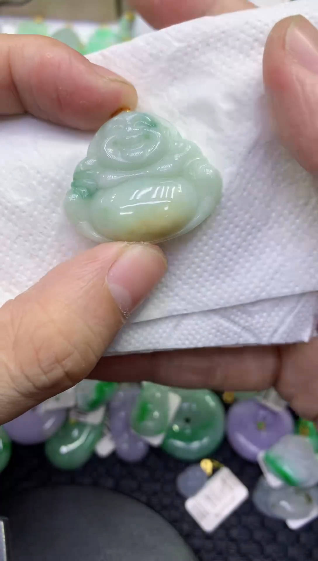 颈饰未镶嵌翡翠天然缅甸A货翡翠