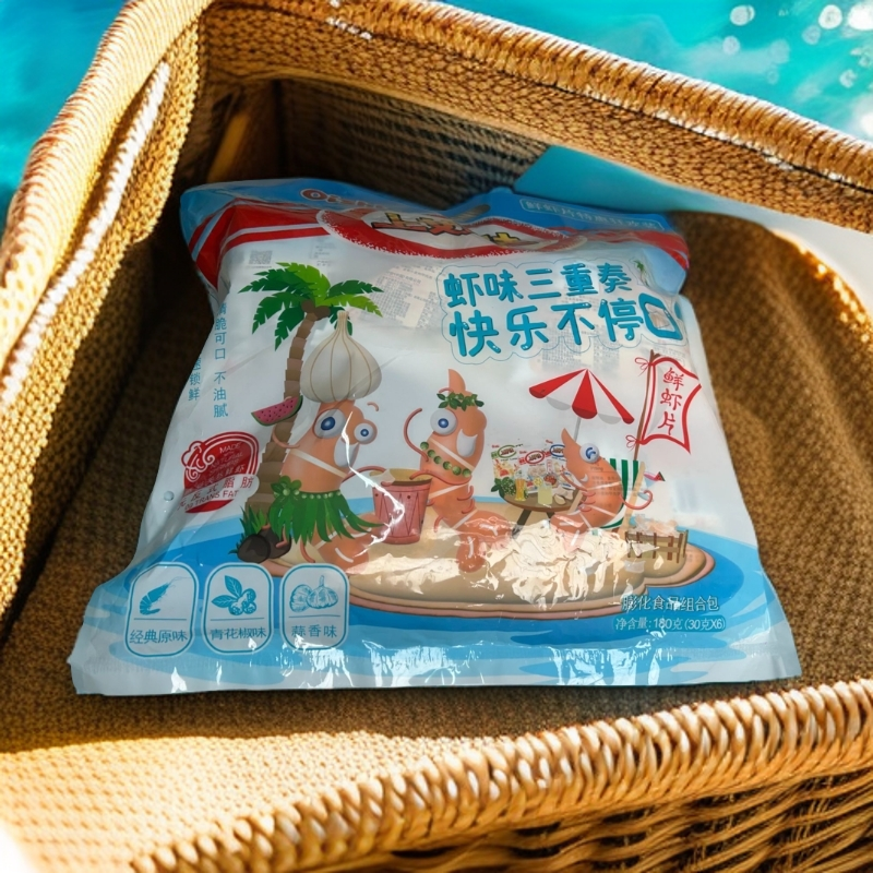 上好佳鲜虾片三重奏狂欢装180克