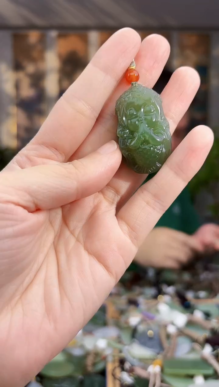 未镶嵌和田玉挂件拍一发一