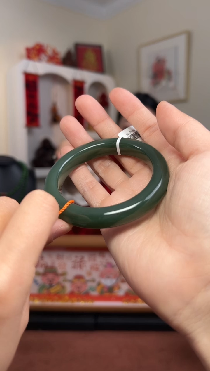 【闪购商品】和田玉S6-未镶嵌56.5mm 11*9.7mm