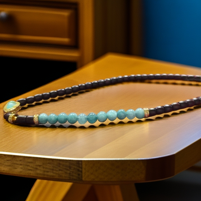 香檀和田玉小米珠双拼701（无礼盒）