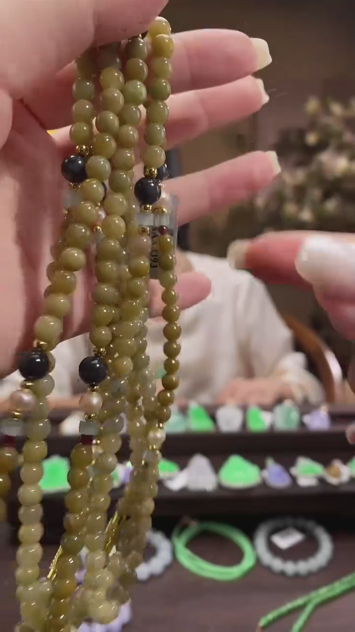 吊坠(不含链)未镶嵌翡翠黄翡珠链 多样性发其一