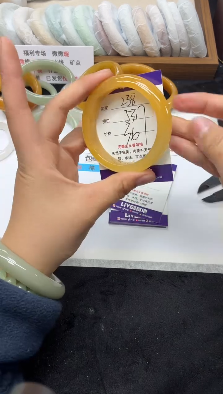 未镶嵌手镯石英质玉238