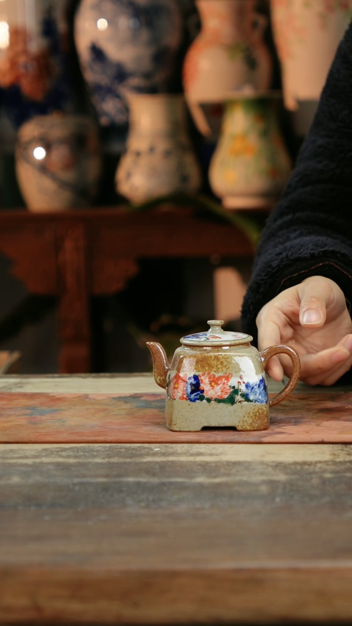 【闪购商品】瓷片景德镇纯手工釉下彩精品花瓶