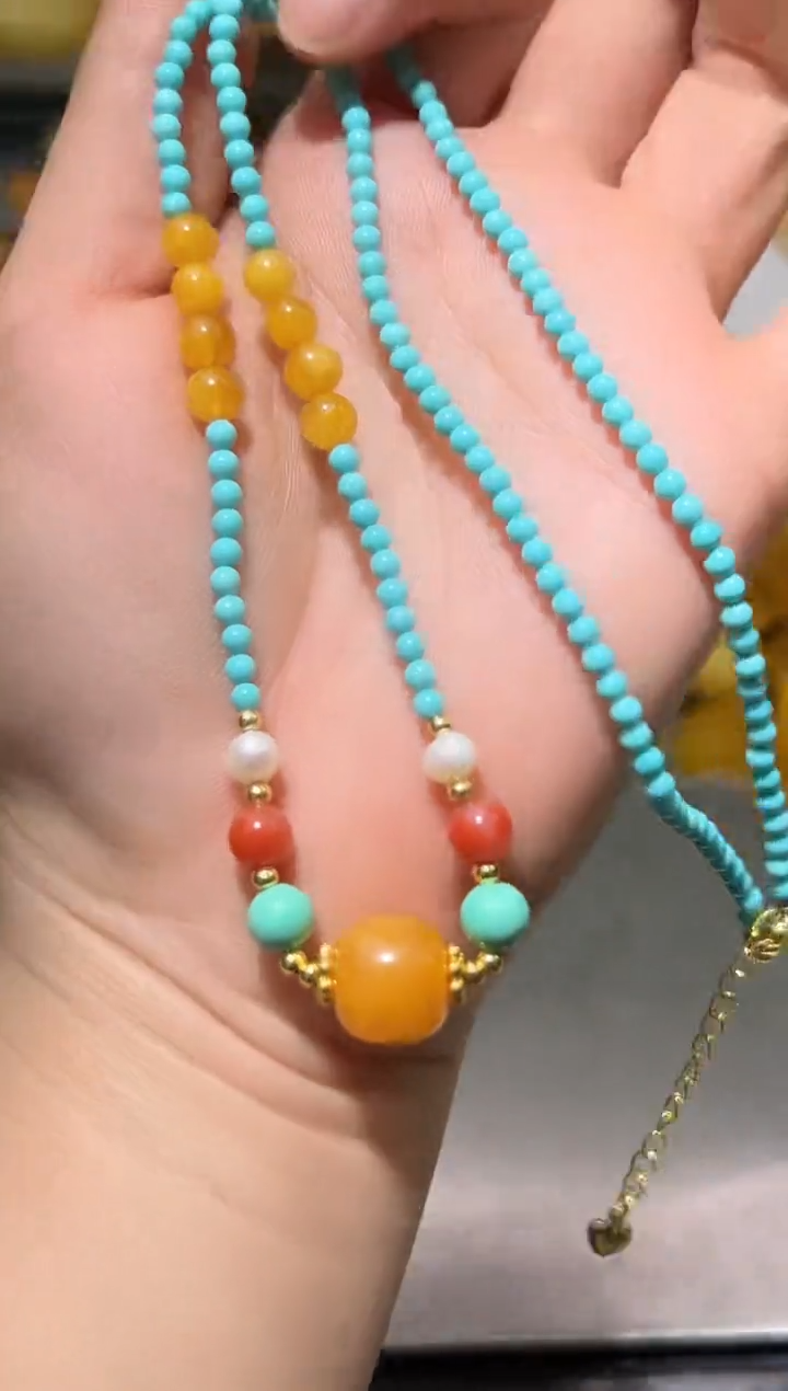 裸石琥珀未镶嵌琥珀蜜蜡吊坠