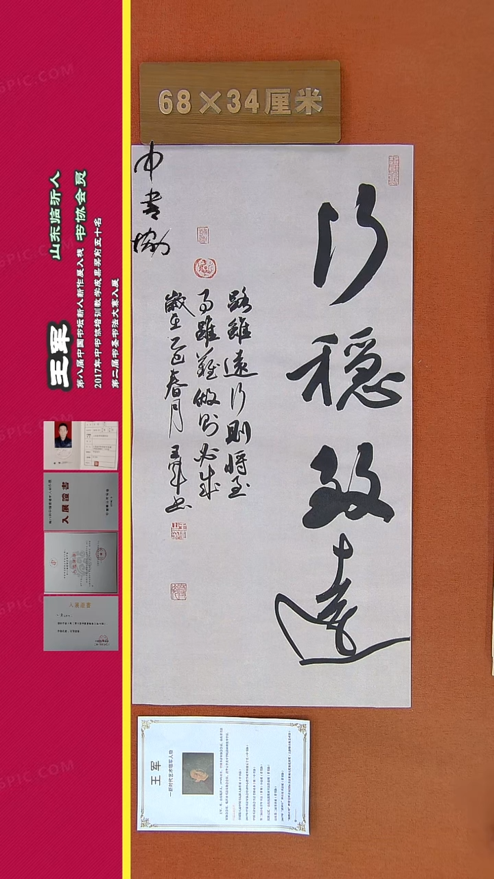 【闪购商品】书法227王军书法作品