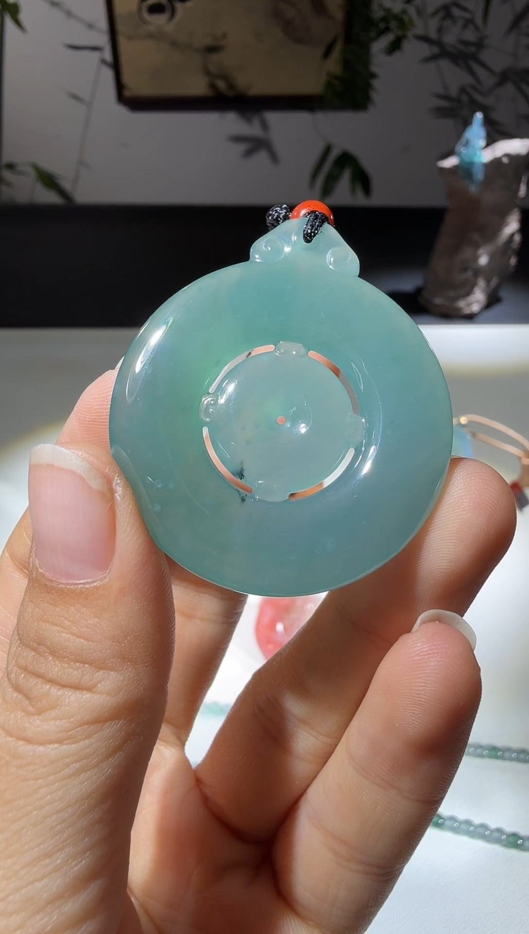 未镶嵌戒指翡翠扣子