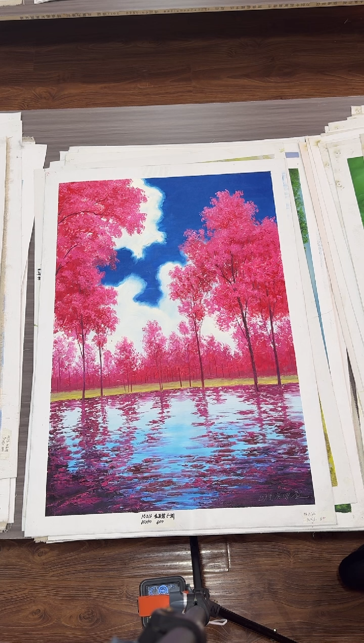 油画【86号】约90*60cm丨朝鲜原创纯手绘孤品油画丨顺丰包邮 