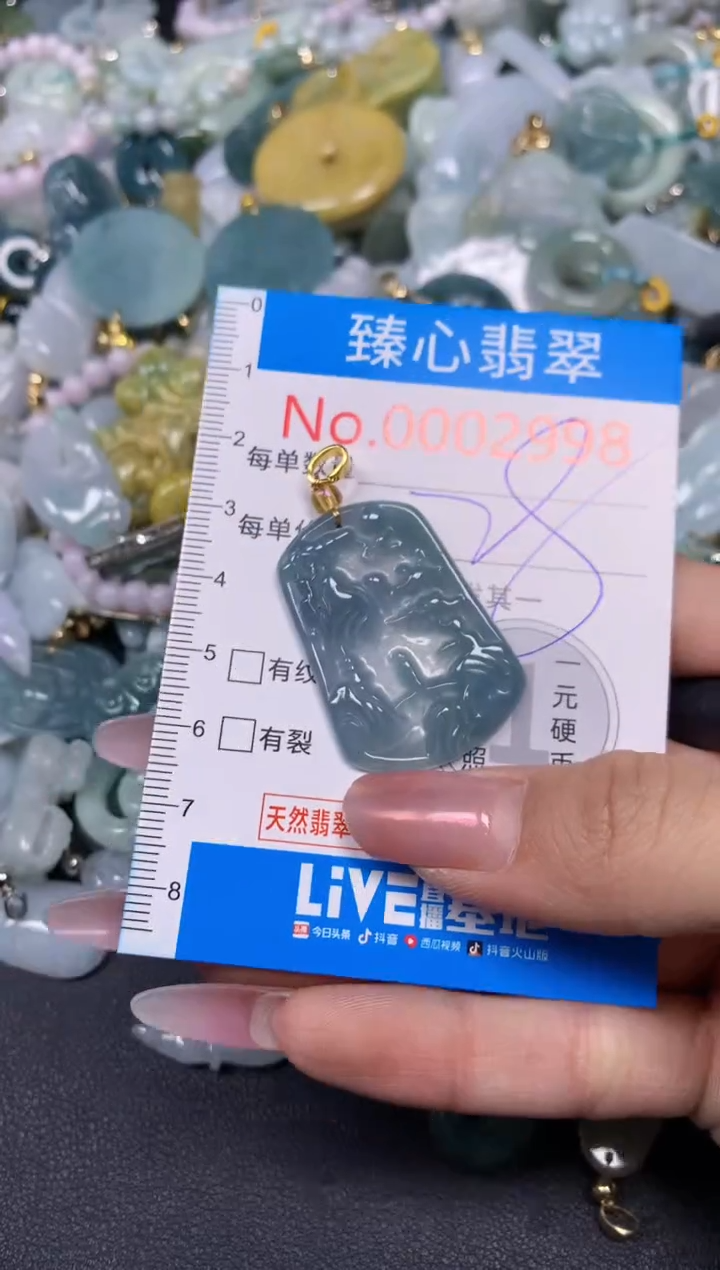 【闪购商品】翡翠颈饰未镶嵌含绳000