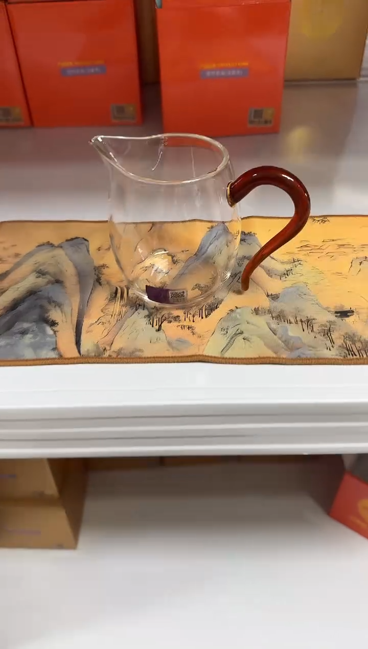 @@禾器晶彩慕然琥珀+禾器茶巾千里江山图