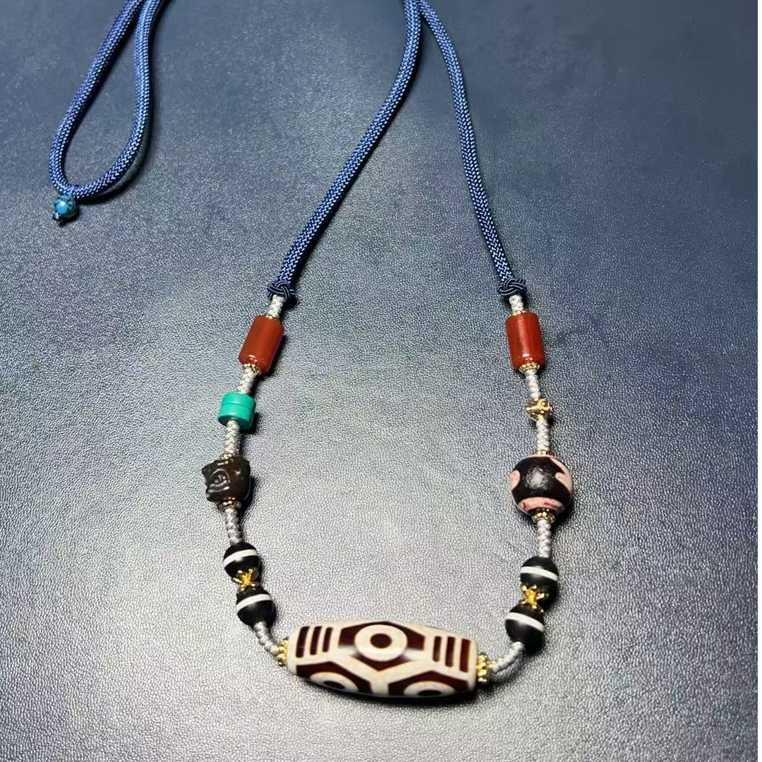 非金属珐琅项链 藏式经典6y项链