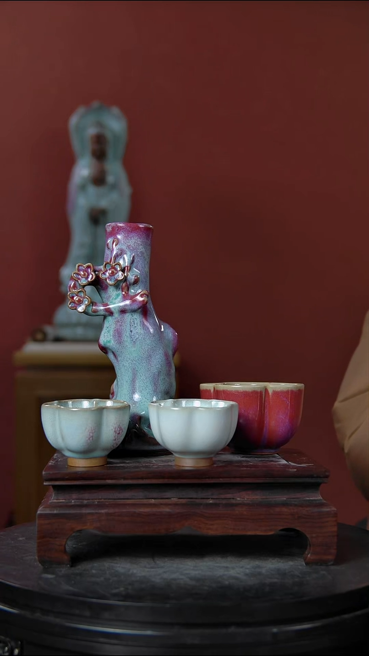 摆件大宋官窑【桃花组合】
