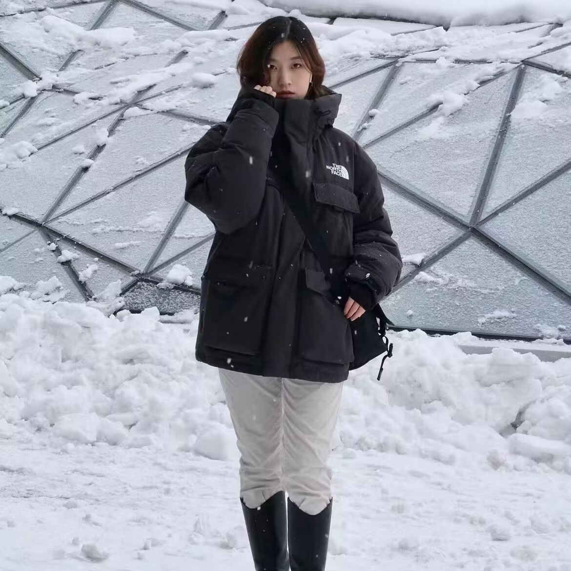 (专属)未拆封北面工装羽绒服男女百搭外套3