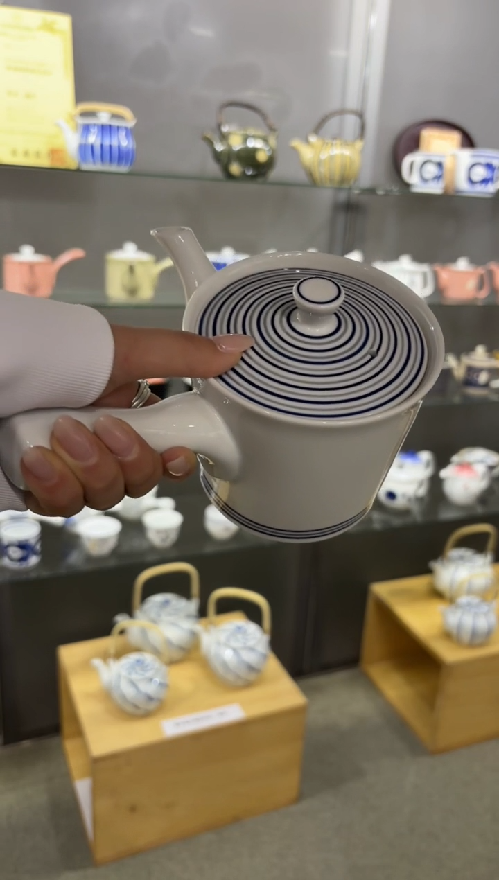 玻璃纸微瑕哎福利白磁渦 SS中急須