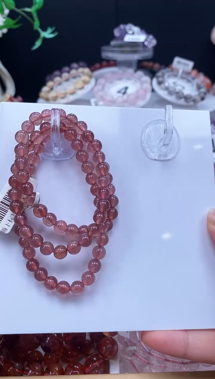 【闪购商品】水晶手链未镶嵌草莓晶