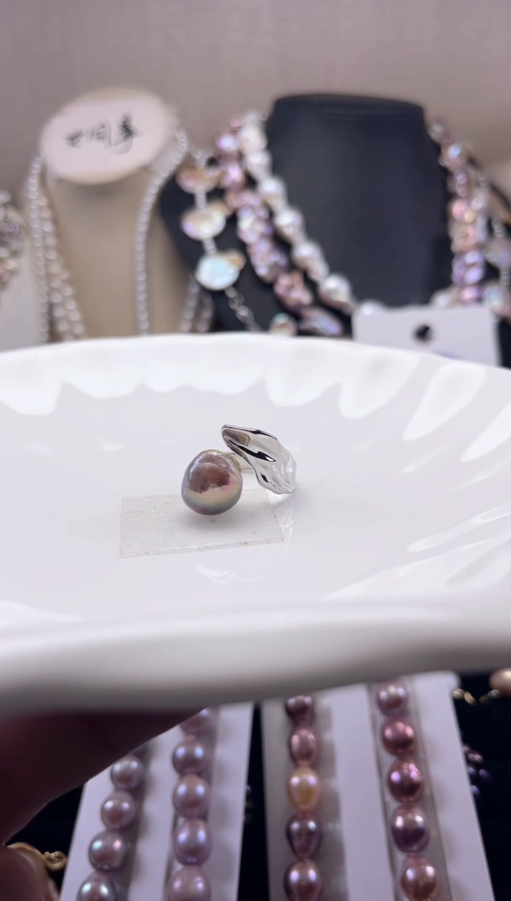 未镶嵌戒指淡水珍珠【纯恬珠宝】