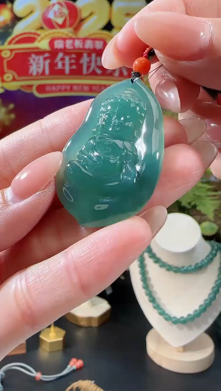 【闪购商品】翡翠吊坠(不含链)未镶嵌宝宝佛