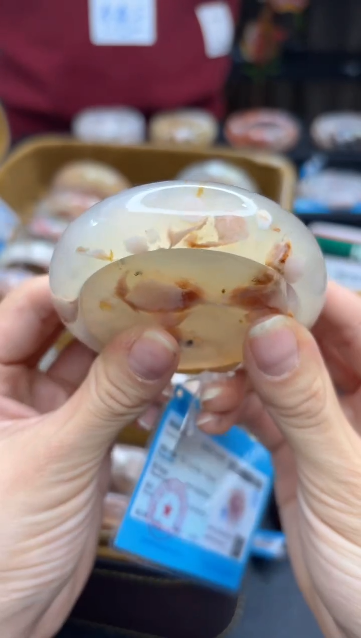 【闪购商品】石英质玉手镯未镶嵌875（57圈赠送镯心）