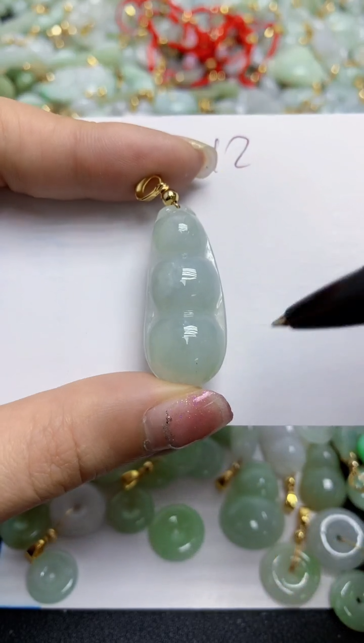 【闪购商品】翡翠颈饰合金天然翡翠A货