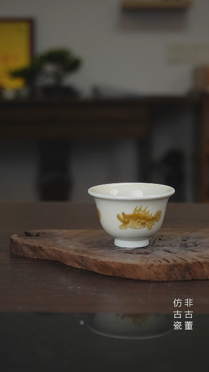 景德镇手工手绘陶瓷微瑕