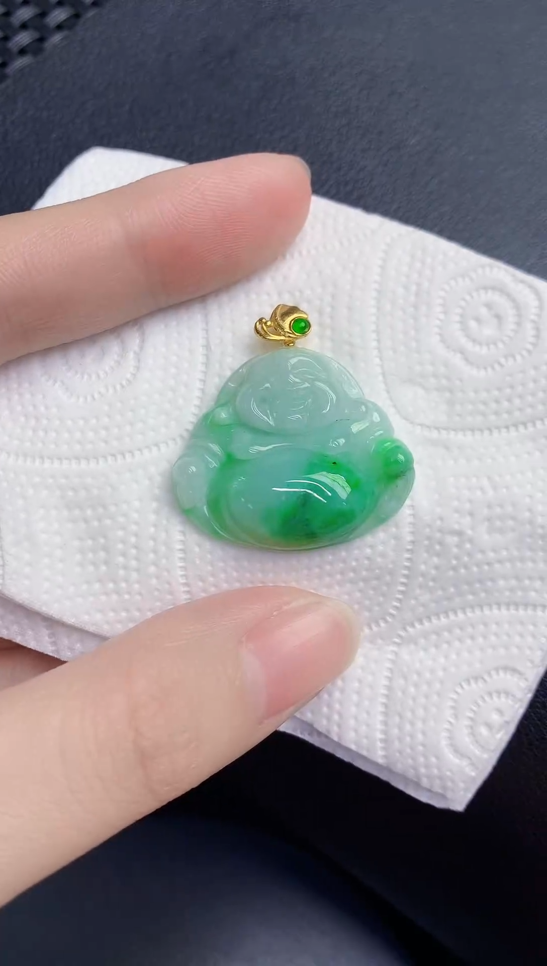 颈饰未镶嵌翡翠天然翡翠缅甸A货