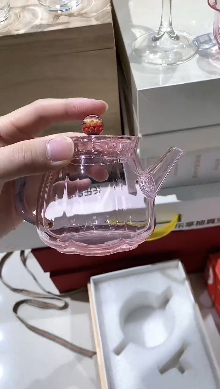 【闪购商品】粉色梅花小壶         