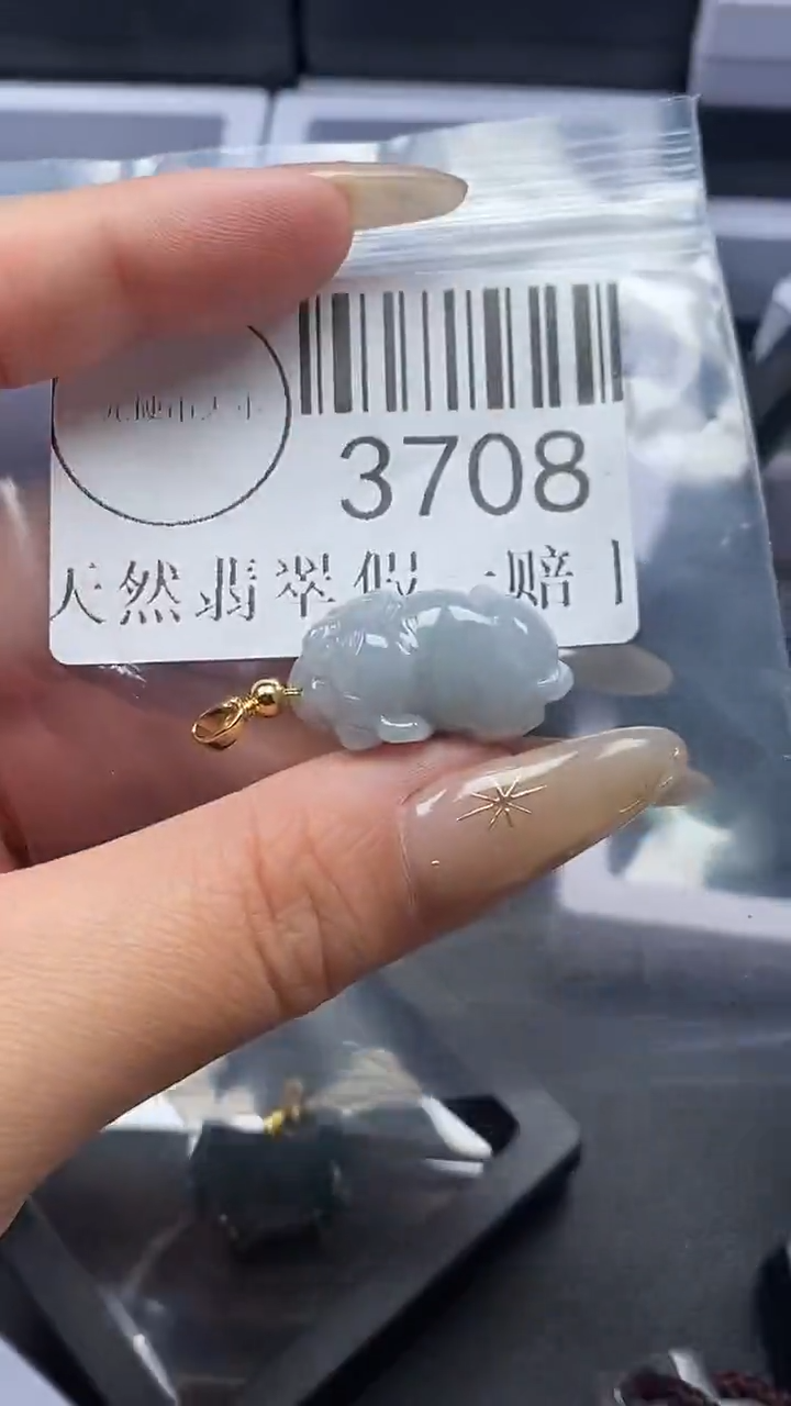 颈饰未镶嵌翡翠3708