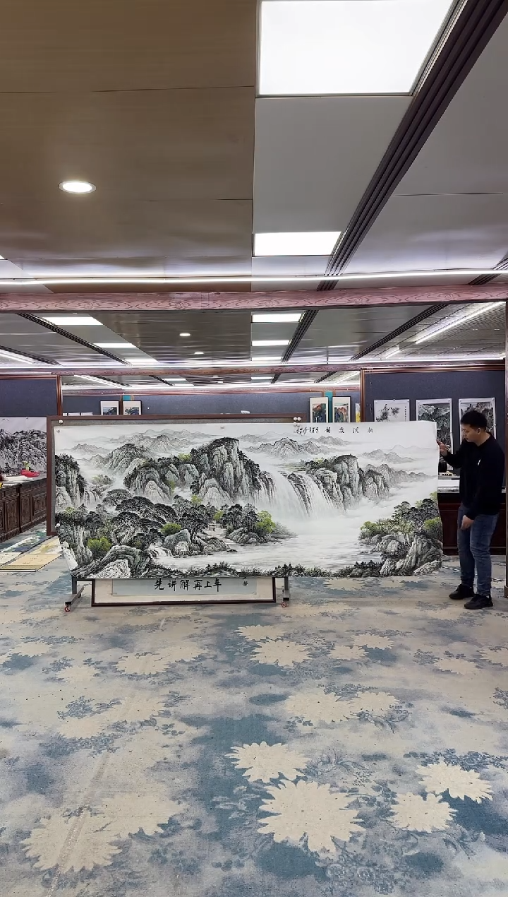 国画M邵明义-大丈二-山水国画
