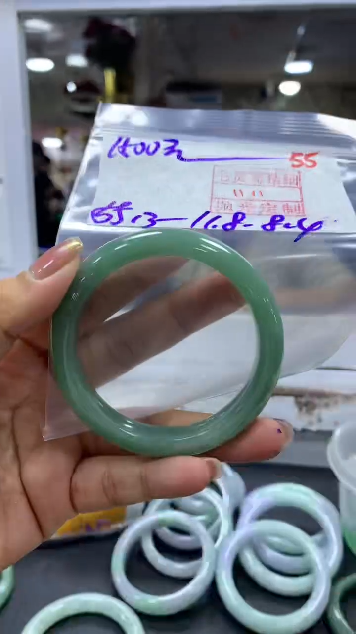 未镶嵌定制翡翠毛货需精细抛光+拍一发一+55