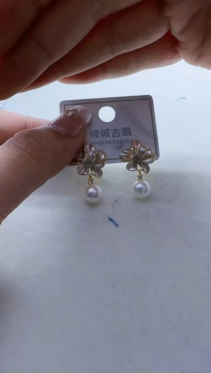【闪购商品】淡水珍珠耳饰银S925镶嵌523
