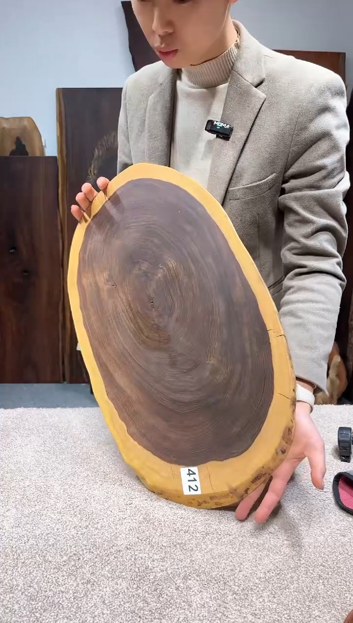 【闪购商品】风车木（黑檀木）尺寸85*35*2编号412