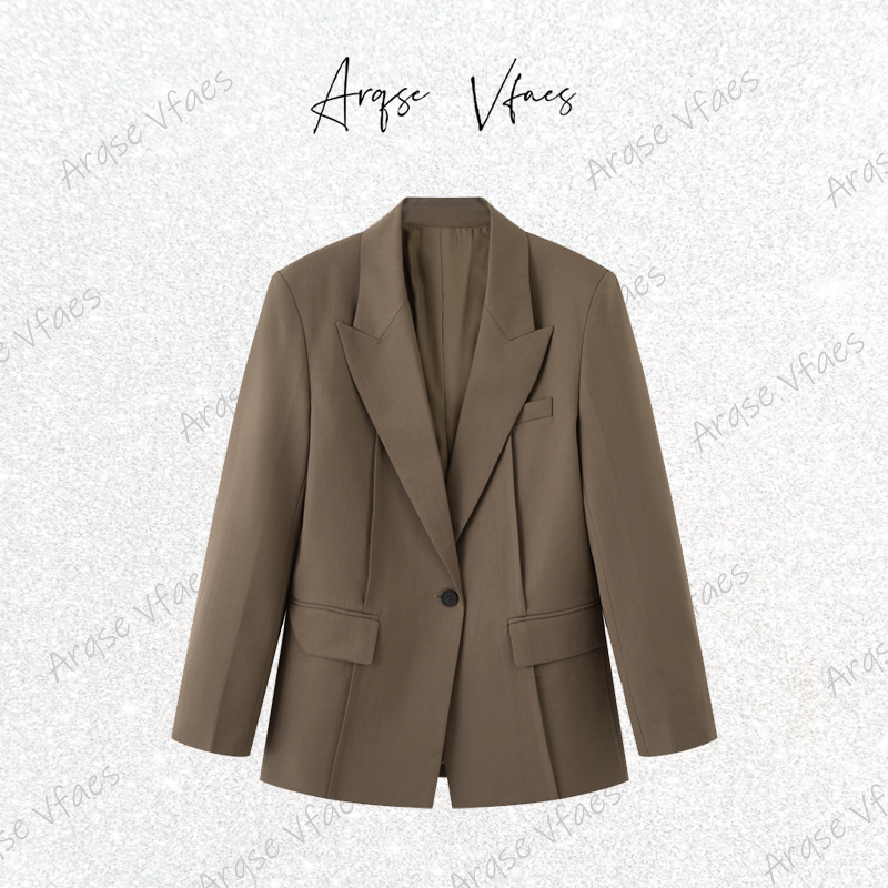 [ARQSEVFAES正品]—2025秋季新款一粒扣休闲西装外套女AR133109