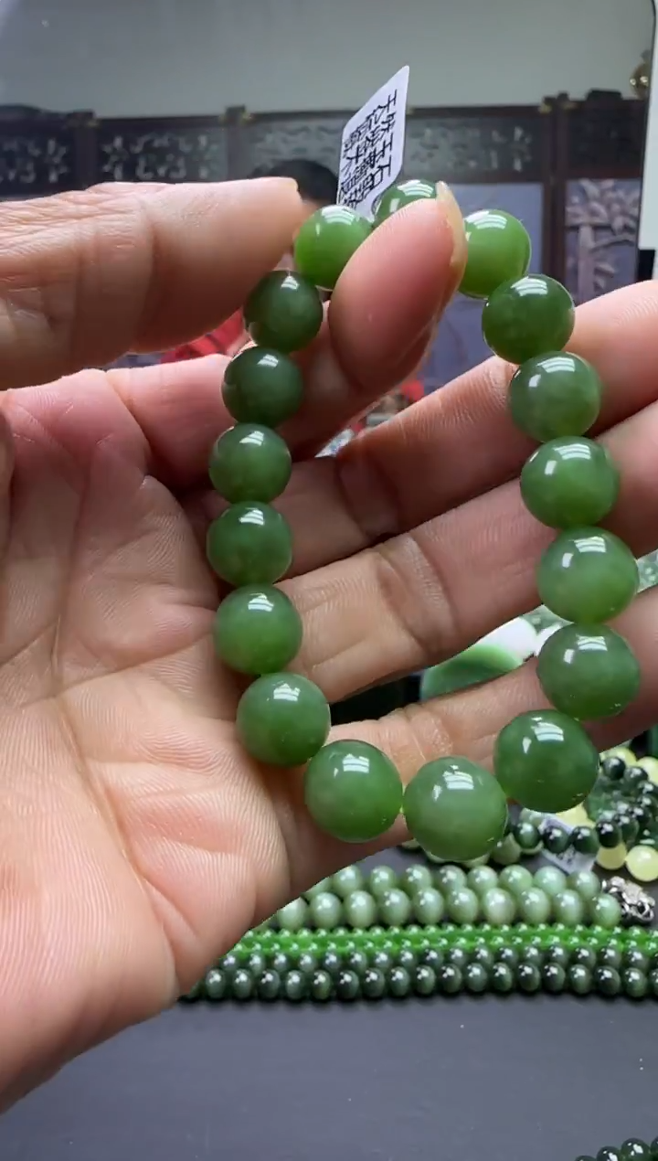 未镶嵌和田玉珠宝奇石手串