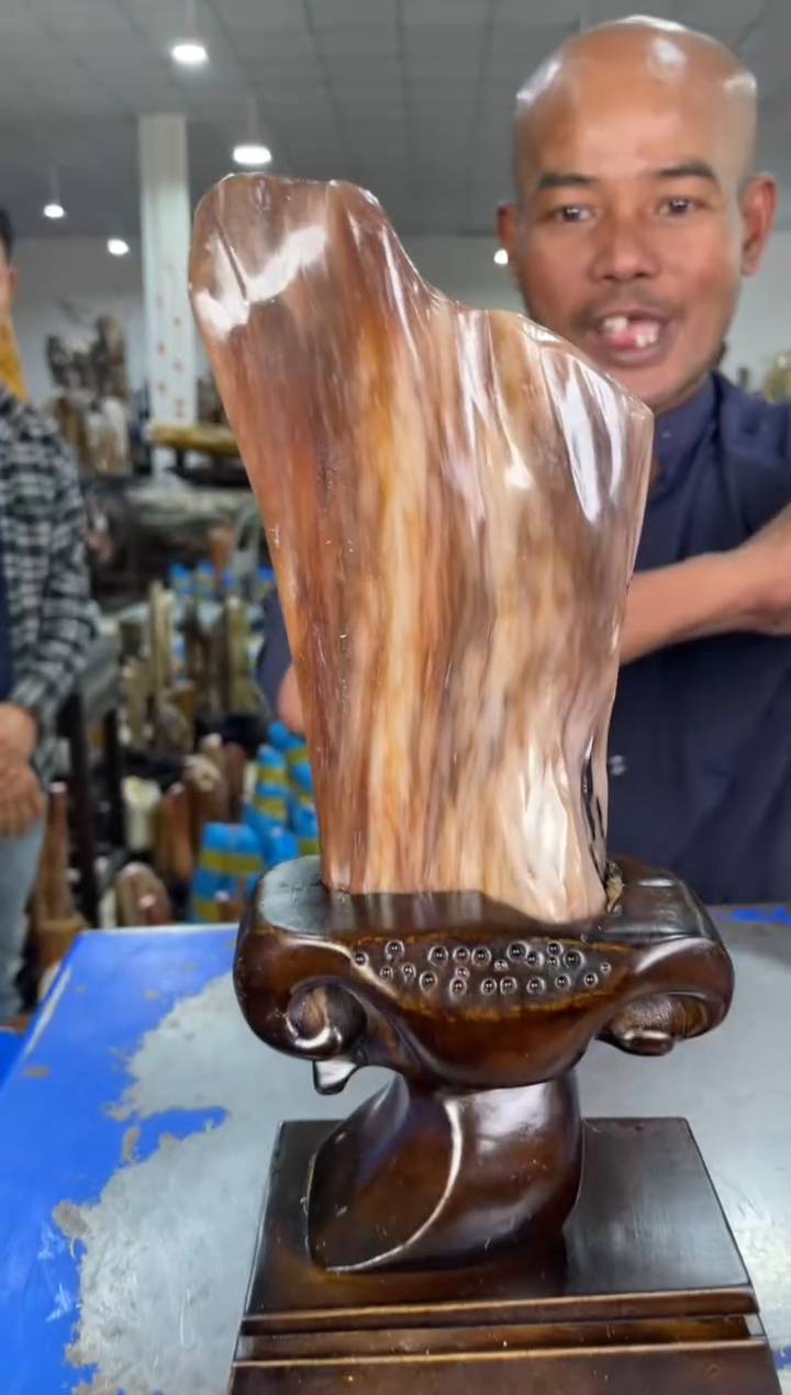【闪购商品】硅化玉摆件未镶嵌19