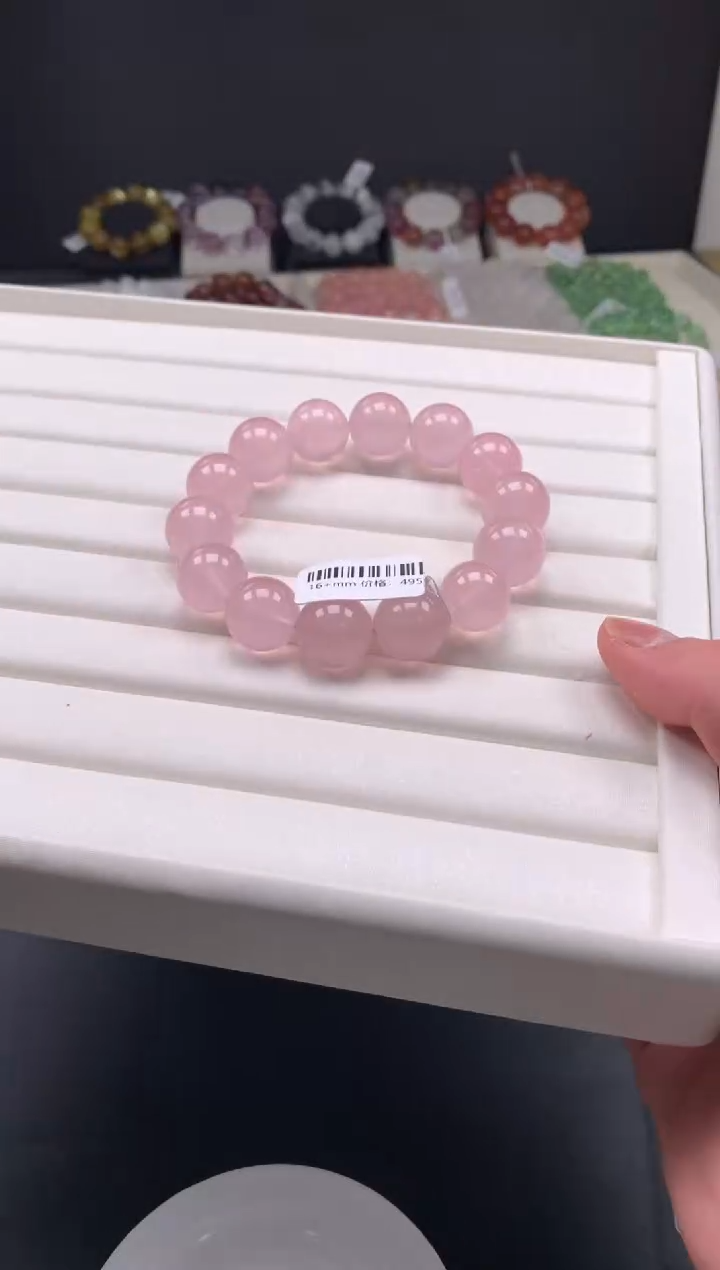 【闪购商品】水晶手串未镶嵌多样性发其一 16mm B11