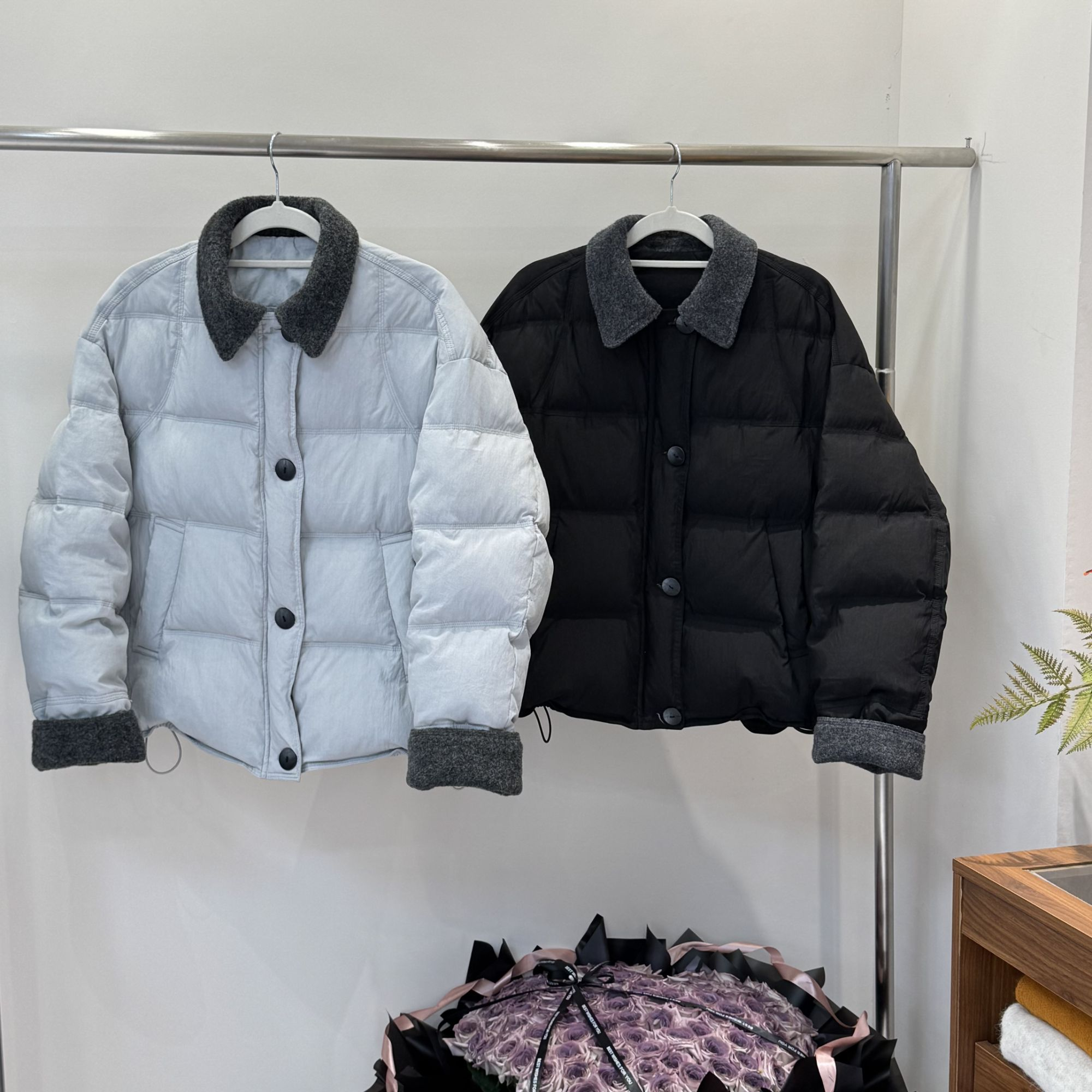 2025新款韩版宽松短款棉服外套女独特超好看小个子上衣9803#