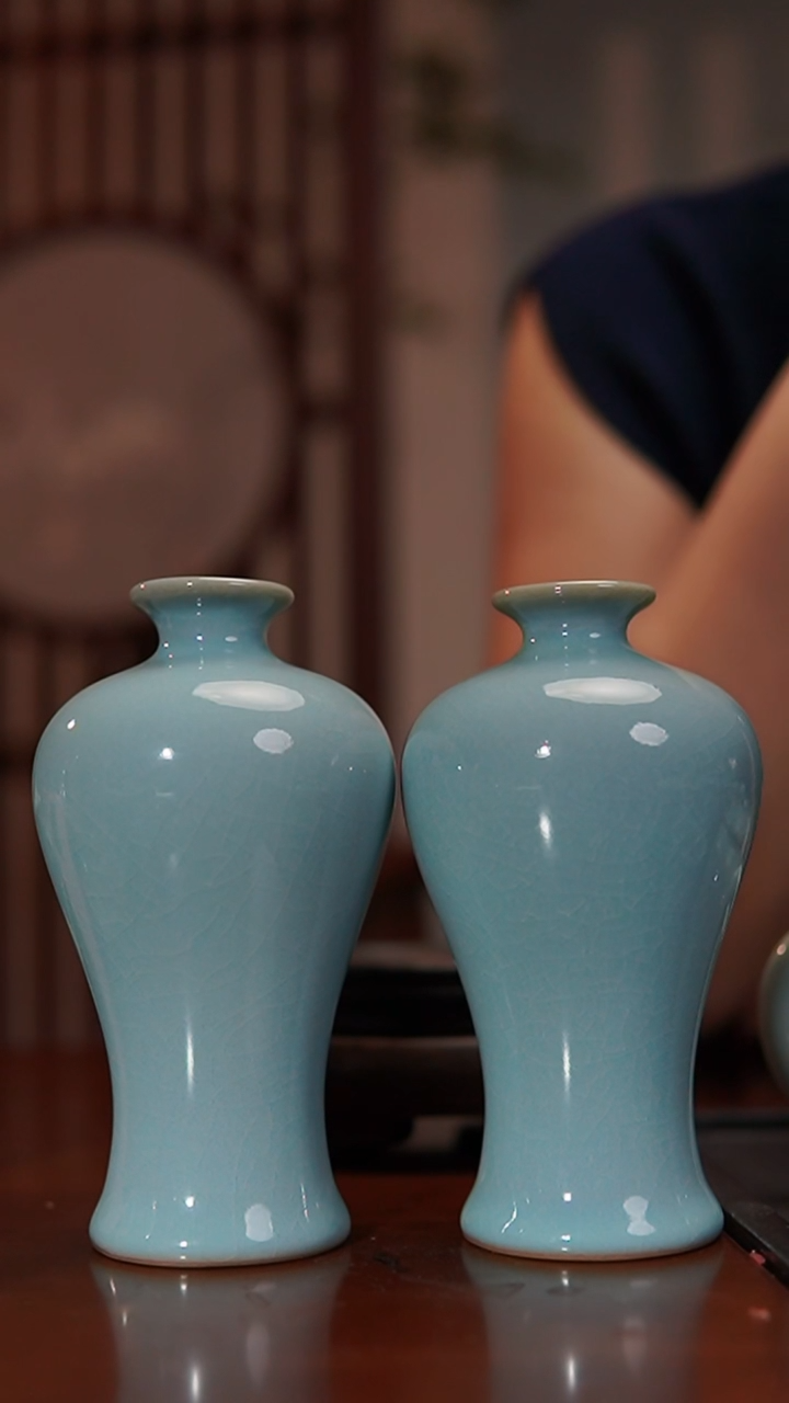 瓷片原产地原矿釉汝瓷微瑕