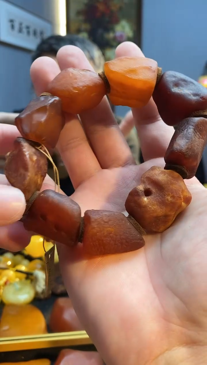 手串琥珀未镶嵌手串