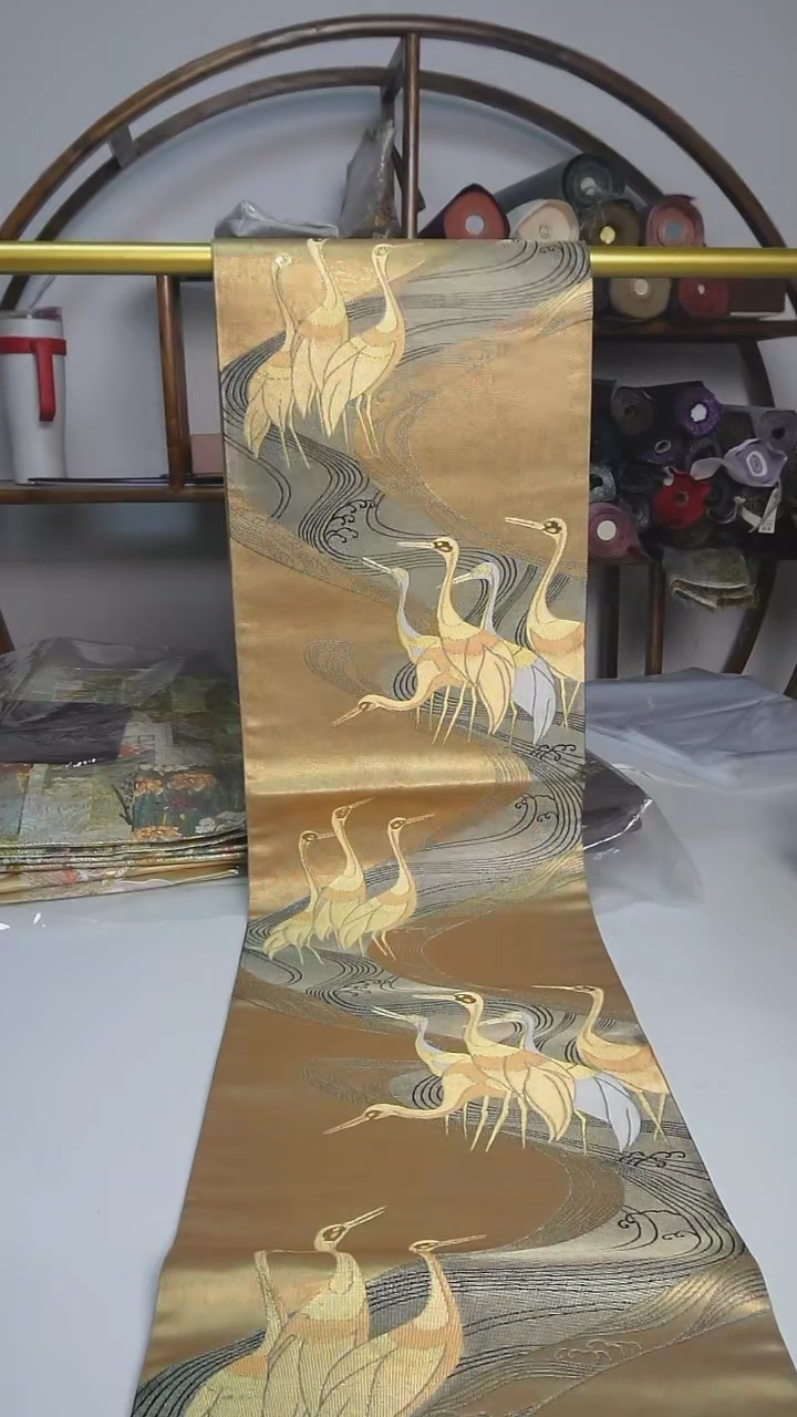 【闪购商品】织绣40西阵织六通仙鹤