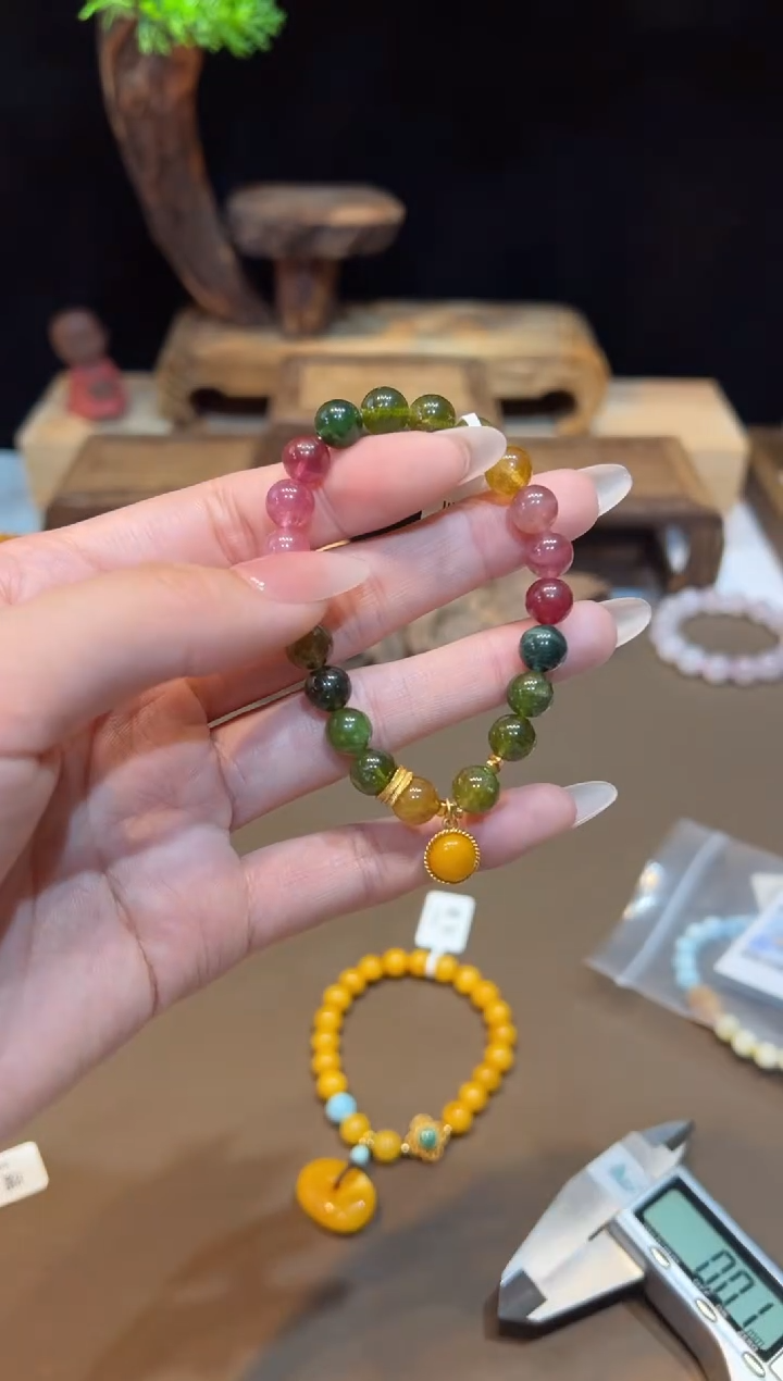 【闪购商品】碧玺手链未镶嵌手饰@@F4161