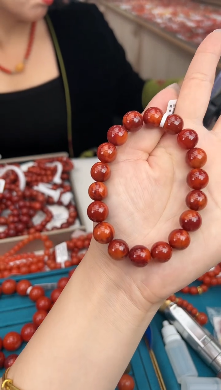 【闪购商品】南红玛瑙珠串未镶嵌多样发其一/11/HS9992630