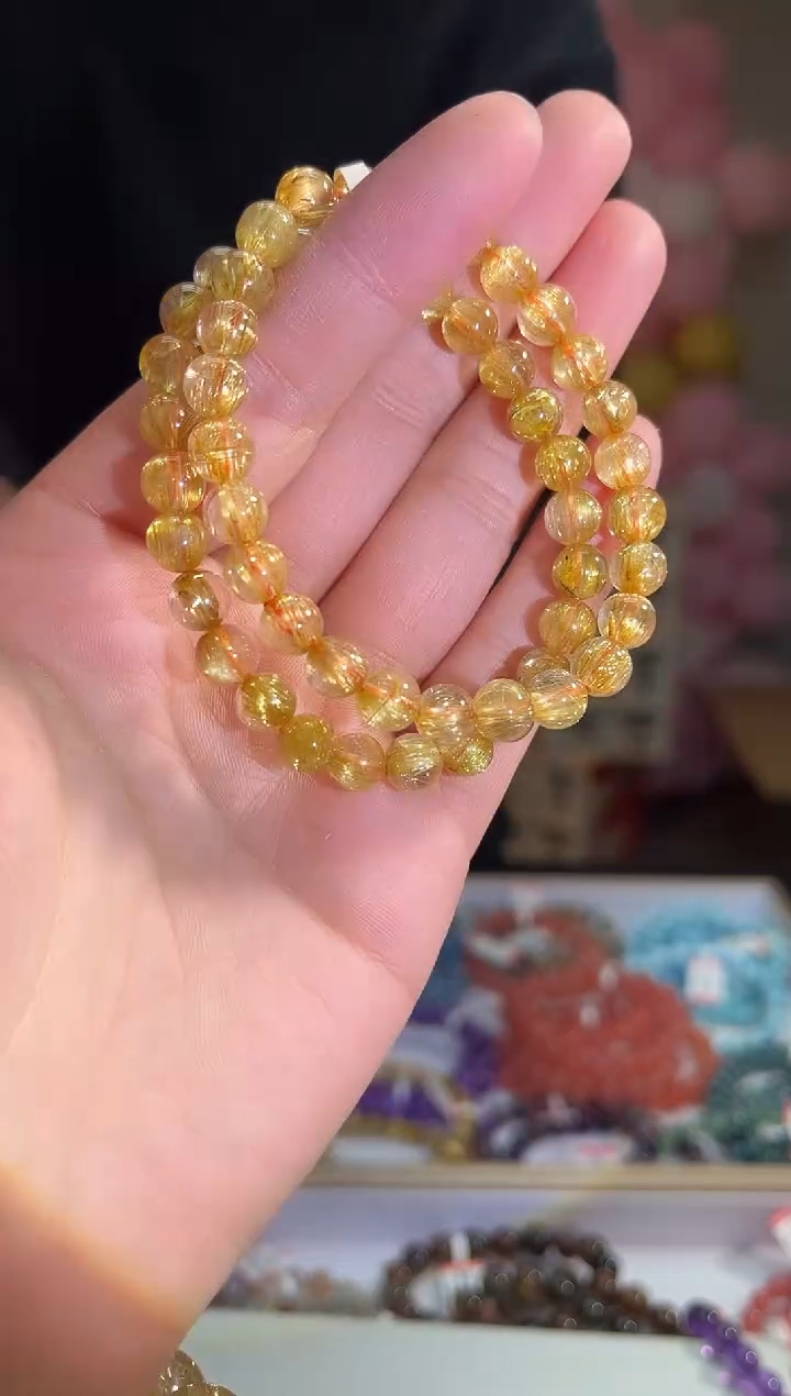 【闪购商品】水晶手链未镶嵌319多样性发其一钛晶7+