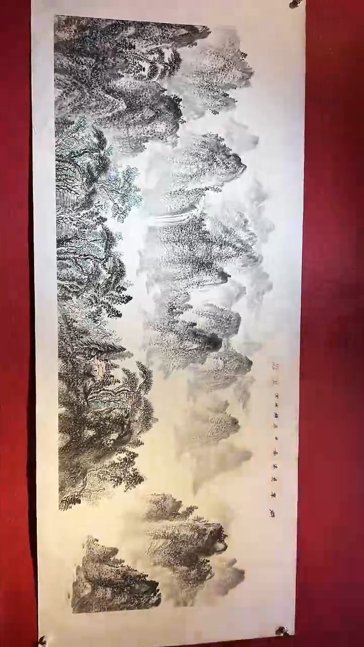 【闪购商品】国画国画/绘画37/群峰/3.10