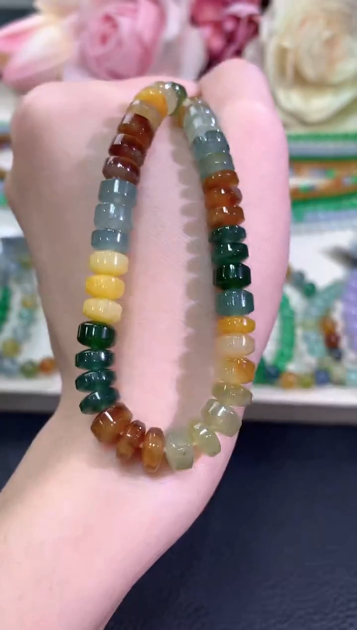 未镶嵌手串翡翠冬日珠宝E80