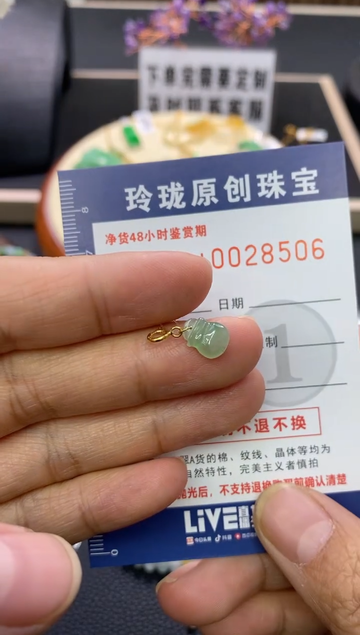 【闪购商品】翡翠颈饰未镶嵌翡翠净货28506